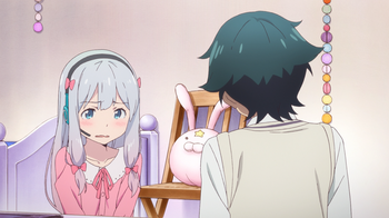 [悠哈璃羽字幕社&VCB-Studio] Eromanga Sensei / 埃罗芒阿老师 / エロマンガ先生 10-bit 1080p HEVC BDRip [Fin]插图icecomic动漫-云之彼端,约定的地方(´･ᴗ･`)3